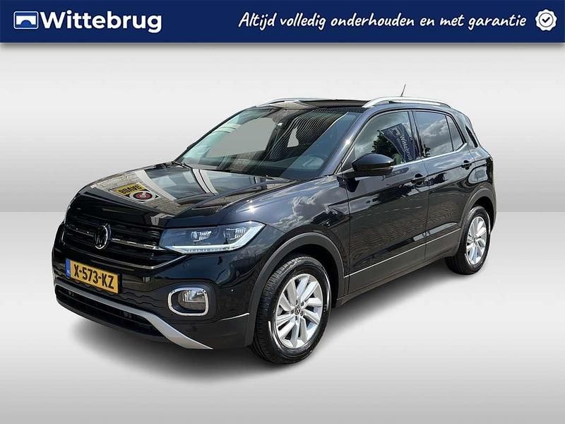 Zwart Gebruikt 2023 VW T-Cross R-line SUV | € 26.750 (Eerlijke prijs) - Afbeelding 1/2