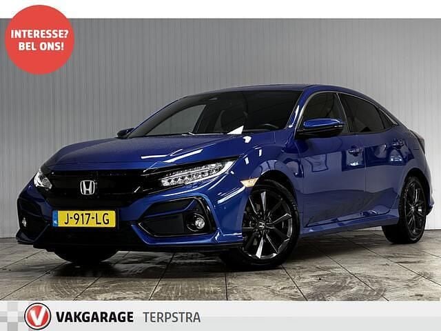 Blauw (metallic) Occasion 2020 Honda Civic Hatchback | € 14.995 (Goede deal) - Afbeelding 1/3