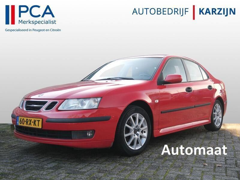 Rood Gebruikt 2005 Saab 9-3 Linear Sedan | € 3.450 (Duur) - Afbeelding 1/4