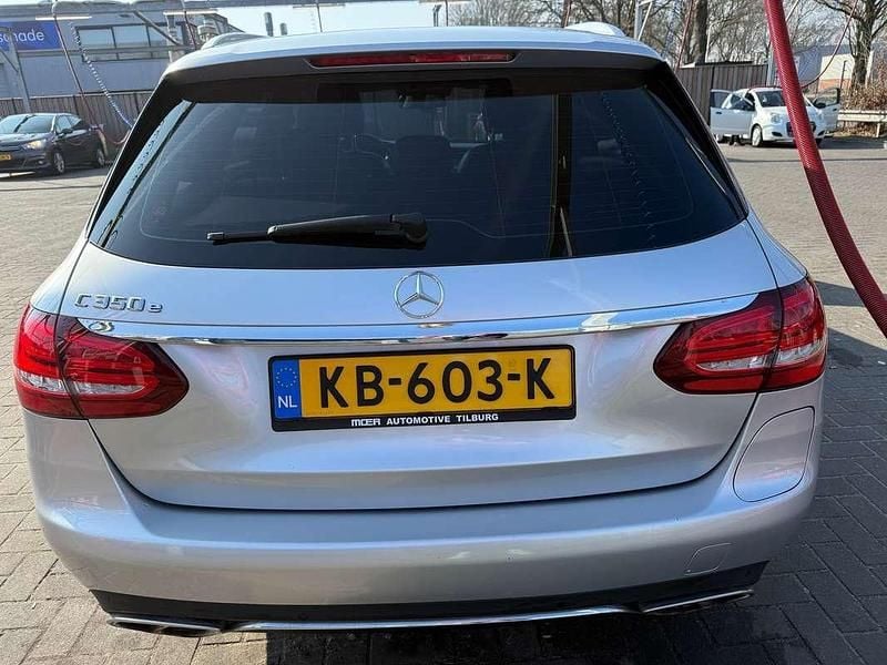 Occasion Mercedes C350e Avantgarde 211 PK (155 kW) 2016 Zilver Stationwagen