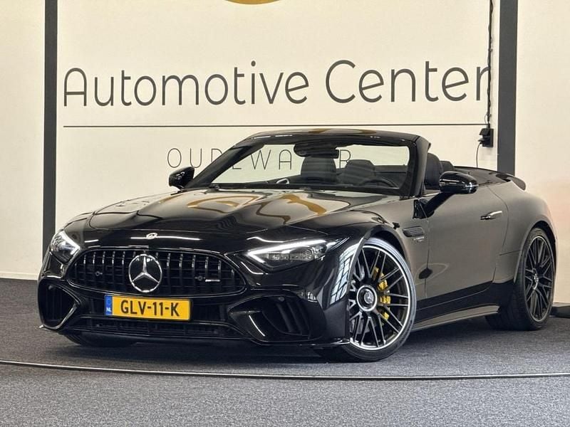 Zwart, metallic lak Gebruikt 2022 Mercedes SL63 AMG AMG Cabriolet | € 159.495 (Goede deal) - Afbeelding 1/4