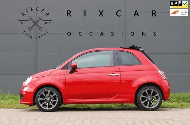 Rood Gebruikt 2014 Fiat 500C Cabriolet | € 8.440 (Iets duurder) - Afbeelding 1/4