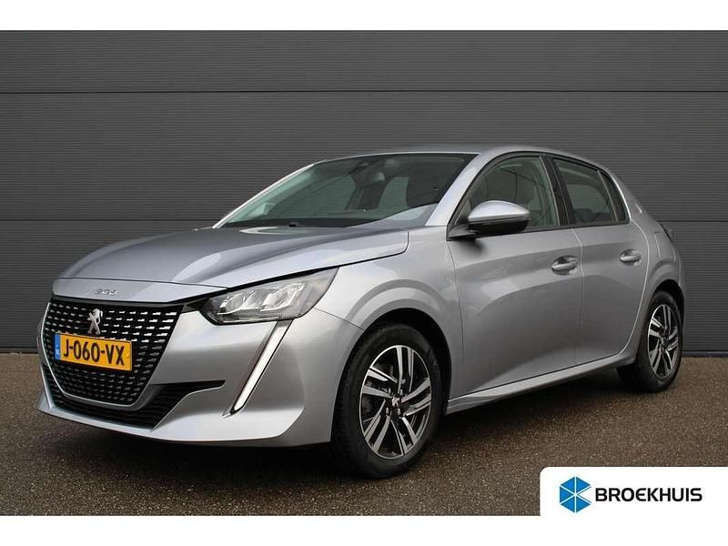 Grijs Gebruikt 2020 Peugeot 208 Allure Hatchback | € 14.400 (Eerlijke prijs) - Afbeelding 1/4