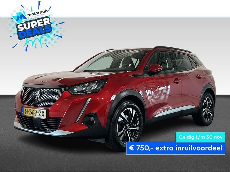 Rood Gebruikt 2020 Peugeot 2008 Allure SUV | € 15.990 (Eerlijke prijs) - Afbeelding 1/4