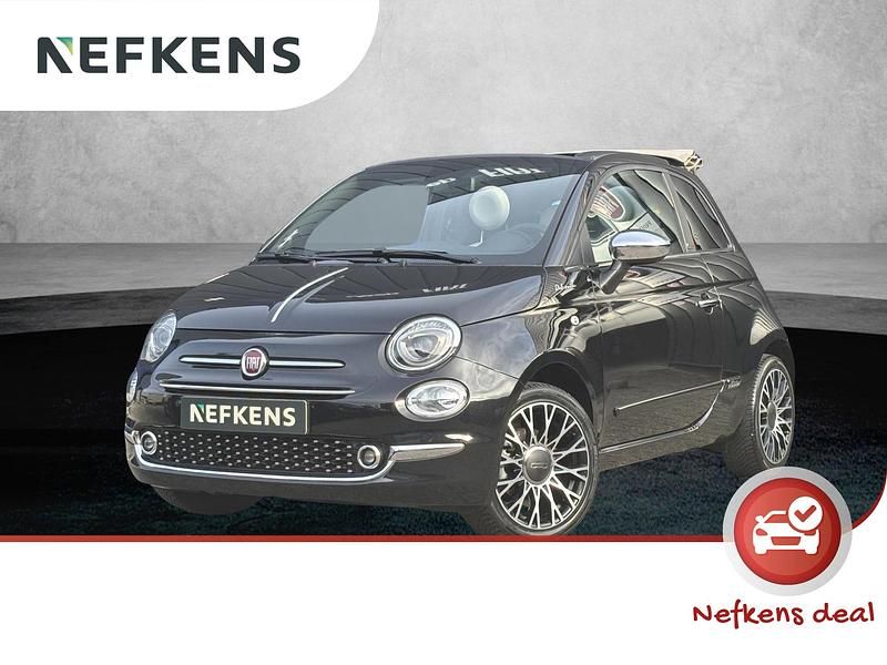 Zwart Occasion 2022 Fiat 500C Dolcevita Cabriolet | € 13.700 (Eerlijke prijs) - Afbeelding 1/3