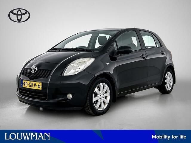Zwart Gebruikt 2008 Toyota Yaris Executive Hatchback | € 4.945 (Eerlijke prijs) - Afbeelding 1/4