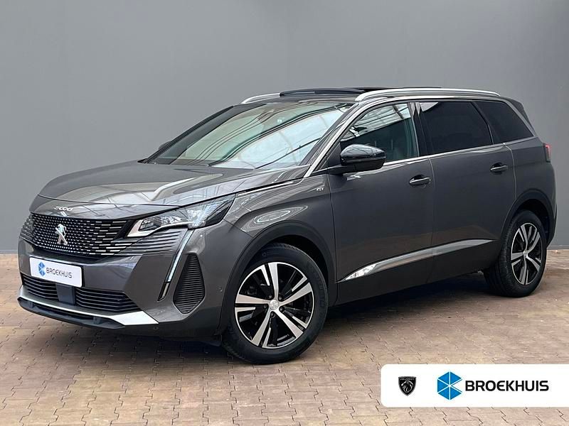 Grijs Gebruikt 2021 Peugeot 5008 GT MPV | € 30.895 (Eerlijke prijs) - Afbeelding 1/4
