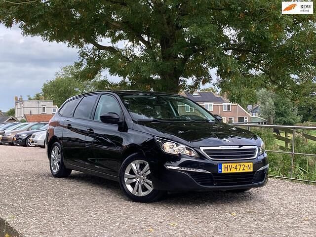 Zwart Gebruikt 2015 Peugeot 308 Stationwagen | € 7.975 (Eerlijke prijs) - Afbeelding 1/4
