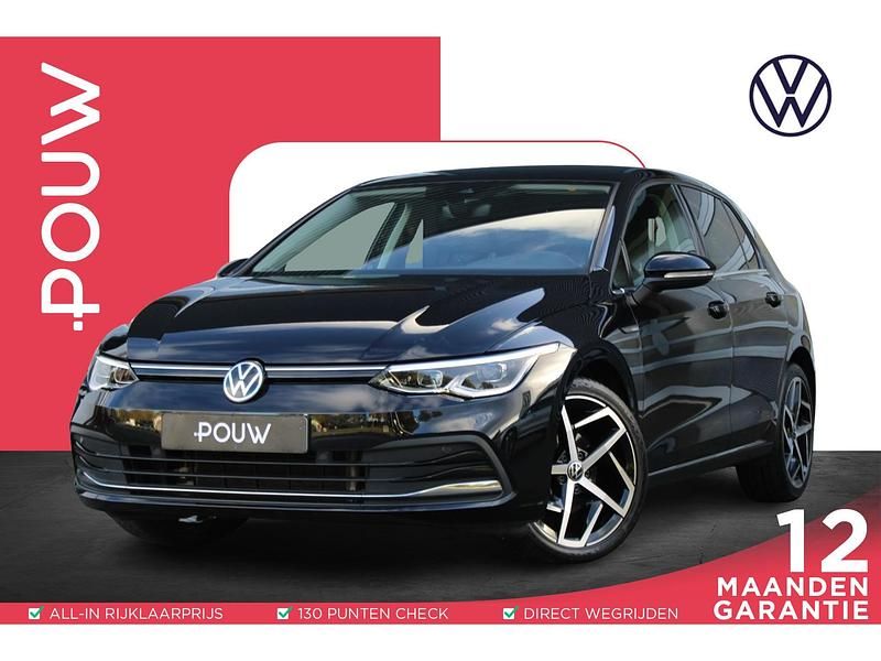 Zwart Occasion 2020 VW Golf VIII Active Hatchback | € 21.900 (Eerlijke prijs) - Afbeelding 1/4