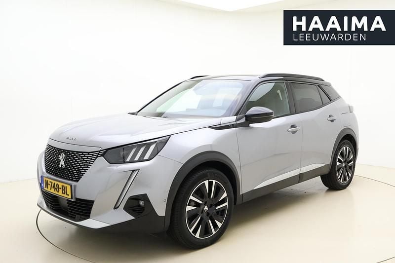 Grijs Gebruikt 2021 Peugeot e-2008 GT SUV | € 17.945 (Eerlijke prijs) - Afbeelding 1/4