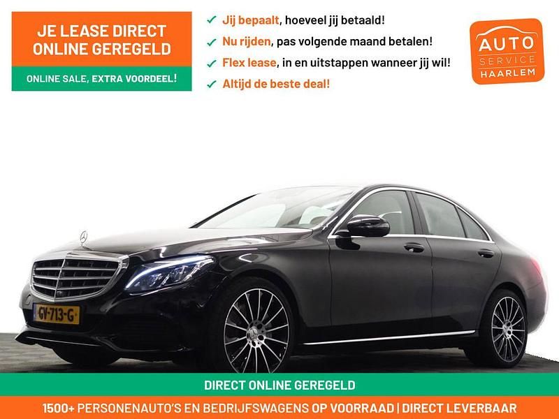 Zwart Occasion 2015 Mercedes C350e Prestige Sedan | € 16.900 (Duur) - Afbeelding 1/4