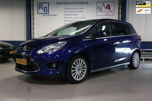 Blauw Gebruikt 2014 Ford Grand C-Max MPV | € 5.450 (Eerlijke prijs) - Afbeelding 1/4