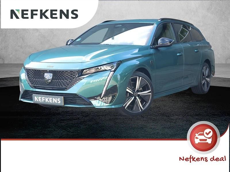 Blauw Gebruikt 2023 Peugeot 308 GT Stationwagen | € 31.725 (Eerlijke prijs) - Afbeelding 1/3