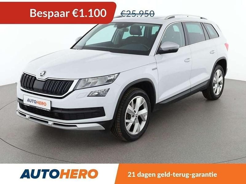 Wit Gebruikt 2019 Skoda Kodiaq Scout 4x4 SUV | € 25.049 (Goede deal) - Afbeelding 1/3
