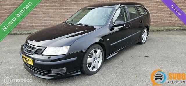 Zwart Gebruikt 2007 Saab 9-3 Aero Stationwagen | € 5.999 (Eerlijke prijs) - Afbeelding 1/4