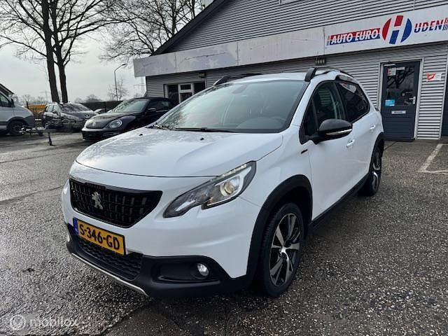 Wit Occasion 2018 Peugeot 2008 GT-line SUV | € 8.750 (Super prijs) - Afbeelding 1/4