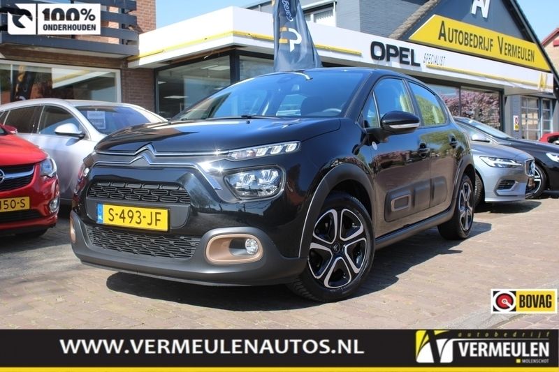 Zwart Gebruikt 2023 Citroën C3 PureTech Hatchback | € 14.900 (Eerlijke prijs) - Afbeelding 1/4