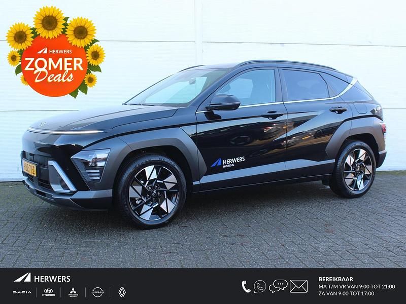 Zwart Gebruikt 2025 Hyundai Kona Premium SUV | € 38.935 - Afbeelding 1/4