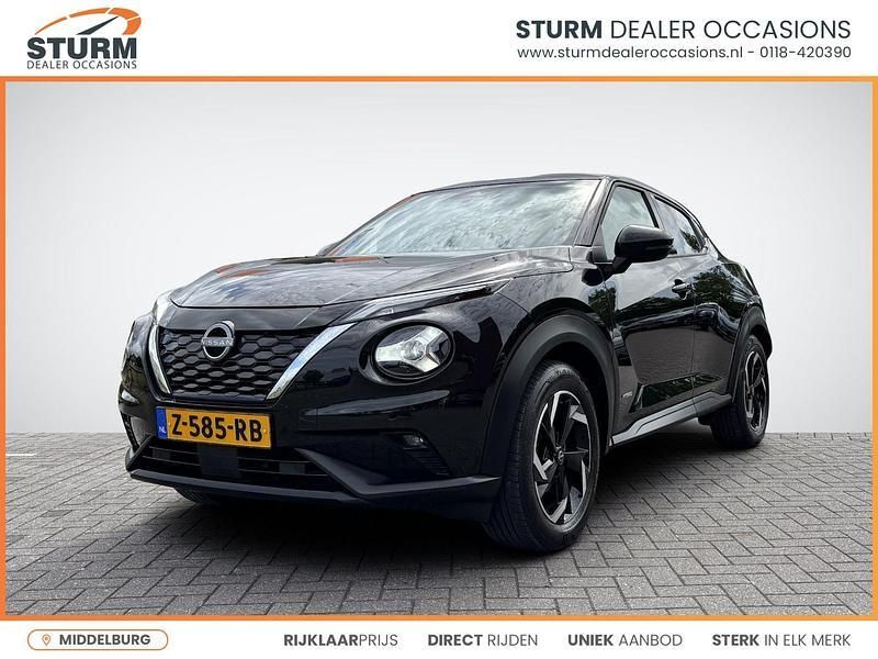 Zwart Gebruikt 2024 Nissan Juke N-Connecta SUV | € 26.650 (Eerlijke prijs) - Afbeelding 1/4
