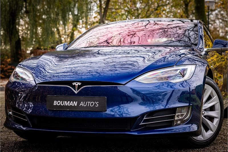 Occasion Tesla Model S 311 kW (423 PK) 2017 Blauw (metallic) Hatchback