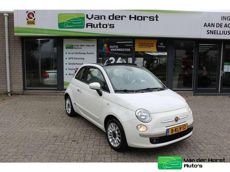 Wit Gebruikt 2013 Fiat 500C Lounge Cabriolet | € 5.950 (Goede deal) - Afbeelding 1/4