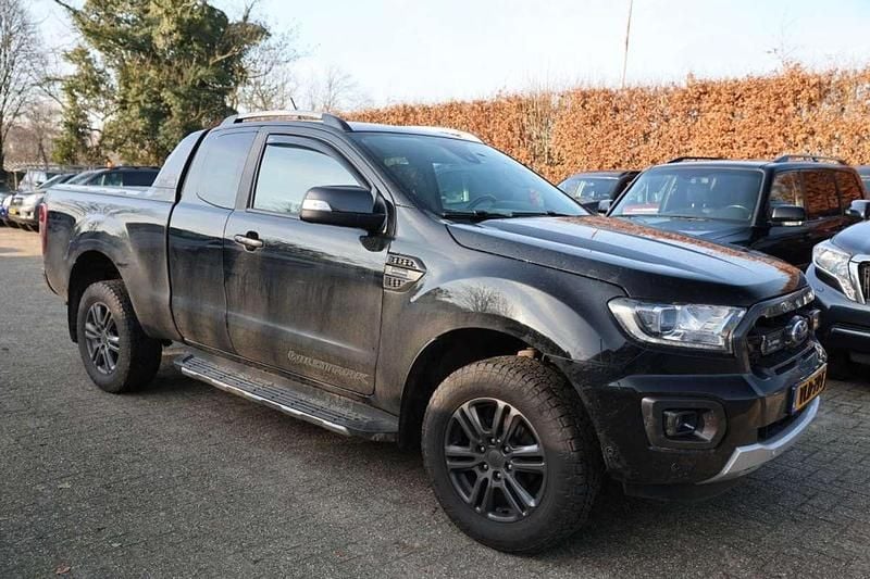 Zwart Occasion 2021 Ford Ranger Wildtrack Pickup | € 17.995 (Super prijs) - Afbeelding 1/4