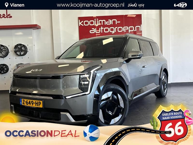 Pebble gray m Gebruikt 2024 Kia EV9 Plus SUV | € 74.950 (Iets duurder) - Afbeelding 1/4