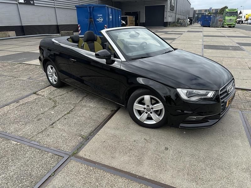 Zwart Gebruikt 2015 Audi A3 Cabriolet Comfort Cabriolet | € 18.045 (Super prijs) - Afbeelding 1/4