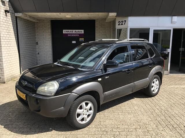 Zwart Gebruikt 2005 Hyundai Tucson Style SUV | € 2.999 (Super prijs) - Afbeelding 1/4