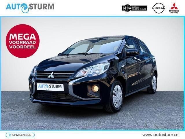 Zwart Nieuw 2025 Mitsubishi Space Star Active Hatchback | € 18.630 (Eerlijke prijs) - Afbeelding 1/4