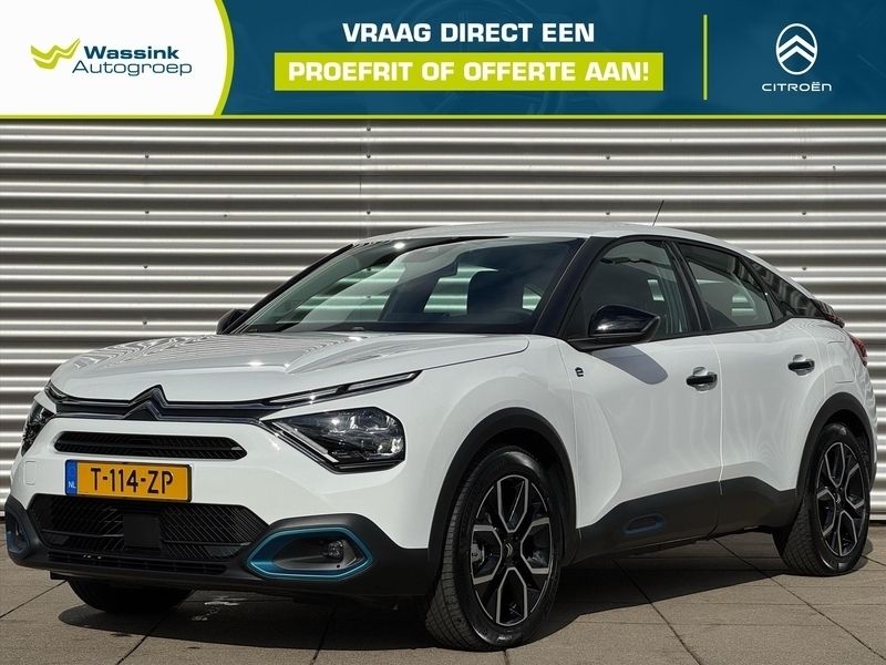 Wit Gebruikt 2023 Citroën e-C4 Feel Hatchback | € 20.435 (Eerlijke prijs) - Afbeelding 1/4