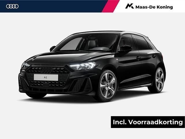 Zwart (metallic) Nieuw 2025 Audi A1 Sportback S-Line Hatchback | € 42.490 (Duur) - Afbeelding 1/4