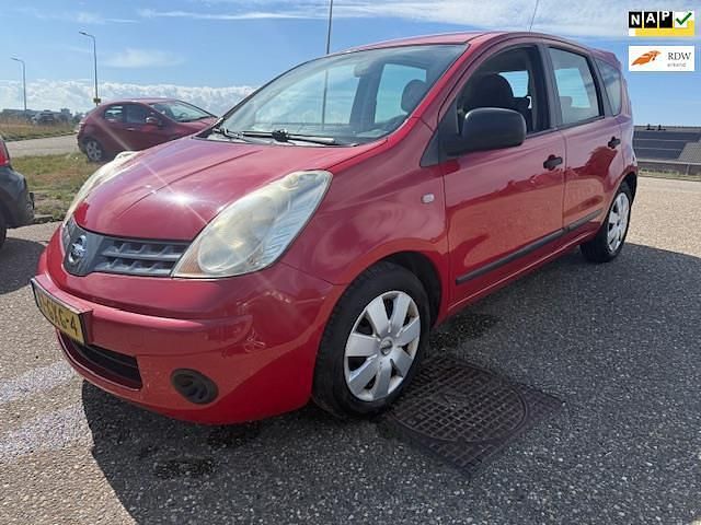 Rood Gebruikt 2008 Nissan Note Visia MPV | € 1.899 (Eerlijke prijs) - Afbeelding 1/4