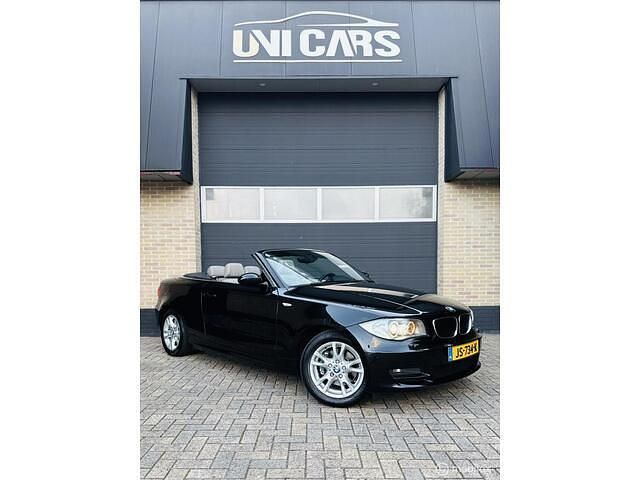 Zwart Gebruikt 2008 BMW 120 Cabriolet Executive Cabriolet | € 6.950 (Duur) - Afbeelding 1/4