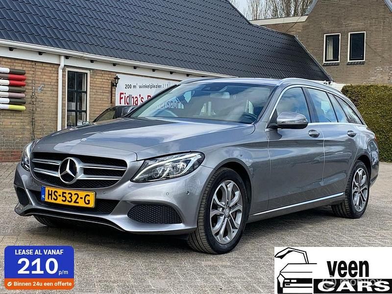 Grijs Gebruikt 2015 Mercedes C250 Prestige Stationwagen | € 15.652 (Duur) - Afbeelding 1/4