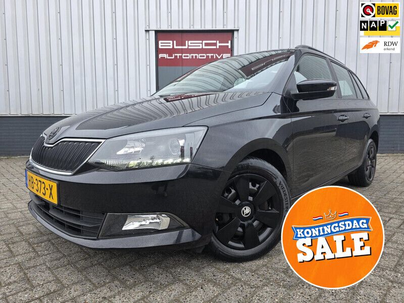Zwart Gebruikt 2015 Skoda Fabia Ambition Stationwagen | € 7.495 (Eerlijke prijs) - Afbeelding 1/4