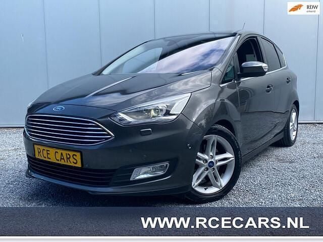 Grijs, metallic lak Gebruikt 2017 Ford C-MAX Titanium MPV | € 14.995 (Eerlijke prijs) - Afbeelding 1/4