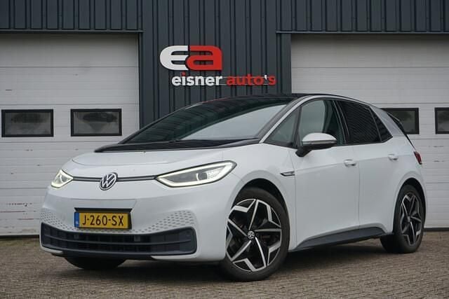 Wit (metallic) Gebruikt 2020 VW ID.3 Hatchback | € 14.249 (Eerlijke prijs) - Afbeelding 1/4