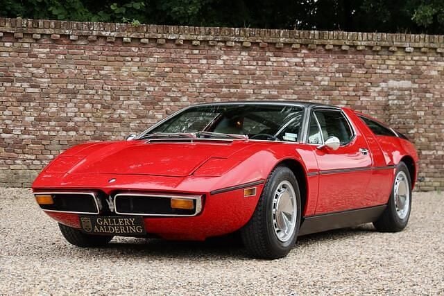 Rood Gebruikt 1973 Maserati Bora Coupé | € 168.500 - Afbeelding 1/4