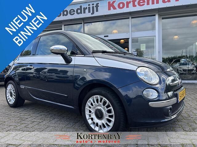 Blauw Gebruikt 2009 Fiat 500 Lounge Hatchback | € 2.950 (Eerlijke prijs) - Afbeelding 1/4