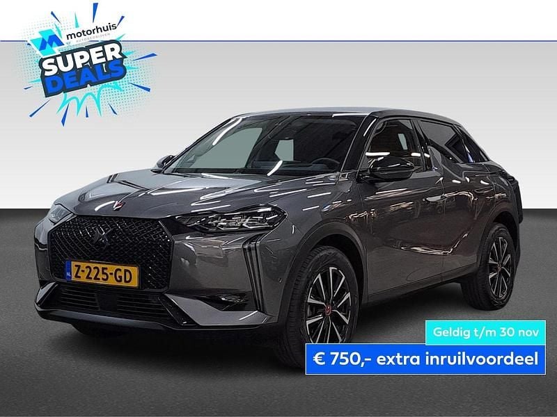 Grijs (metallic) Gebruikt 2024 DS Automobiles DS3 Performance SUV | € 24.445 (Eerlijke prijs) - Afbeelding 1/4