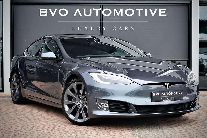 Grijs Gebruikt 2017 Tesla Model S Sedan | € 31.900 (Iets duurder) - Afbeelding 1/4