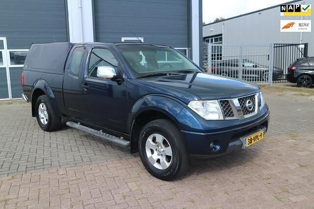 Blauw Gebruikt 2008 Nissan Navara SE Pickup | € 4.950 - Afbeelding 1/4