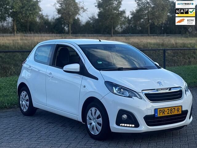 Wit Gebruikt 2017 Peugeot 108 Active Hatchback | € 5.899 (Eerlijke prijs) - Afbeelding 1/4