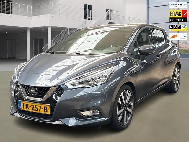 Grijs Gebruikt 2017 Nissan Micra Tekna Hatchback | € 9.950 (Eerlijke prijs) - Afbeelding 1/4