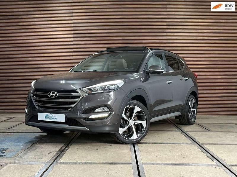 Grijs Gebruikt 2018 Hyundai Tucson Premium SUV | € 17.890 (Goede deal) - Afbeelding 1/4