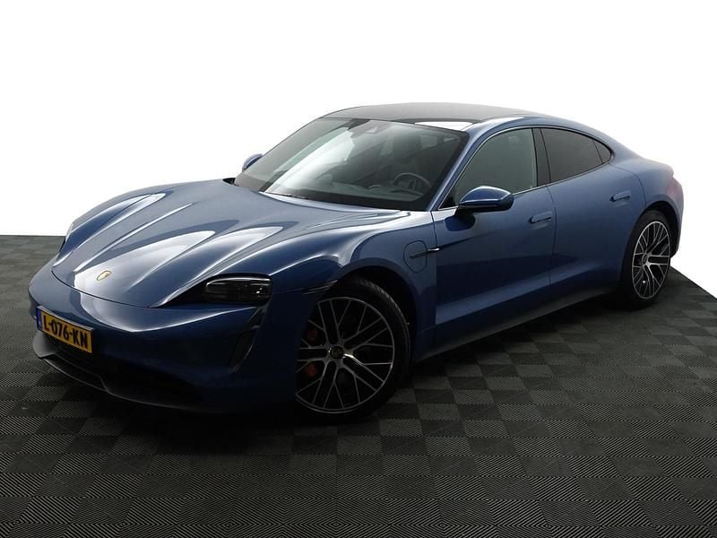 Occasion Porsche Taycan Performance Package 280 kW (381 PK) 2021 Blauw Sedan