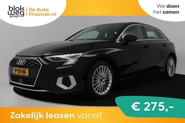 Zwart Gebruikt 2022 Audi A3 Advanced Hatchback | € 19.945 (Eerlijke prijs) - Afbeelding 1/4