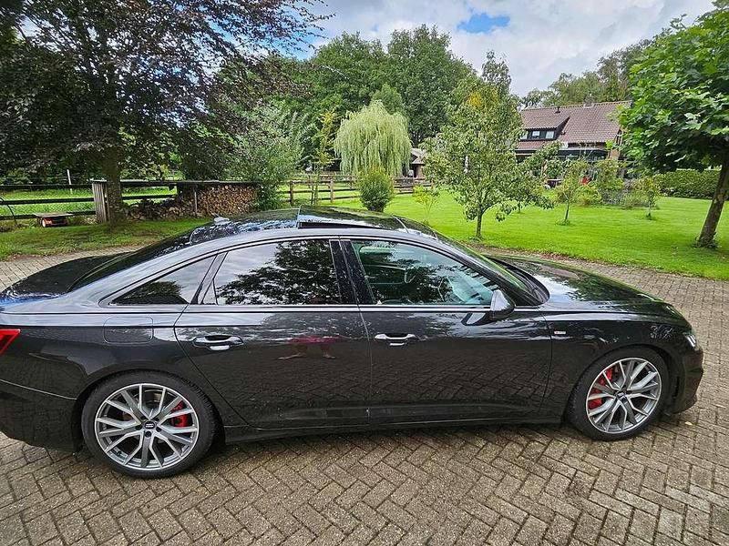 Zwart Occasion 2018 Audi A6 S-Line Sedan | € 39.500 (Eerlijke prijs) - Afbeelding 1/4