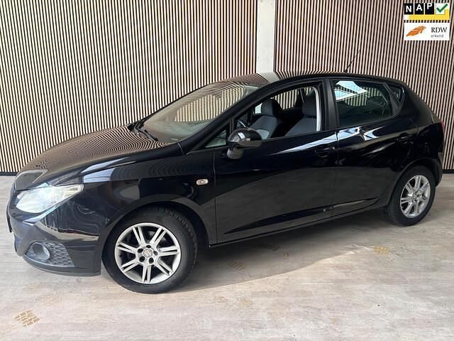 Zwart Gebruikt 2008 Seat Ibiza Stylance Hatchback | € 3.499 (Iets duurder) - Afbeelding 1/4